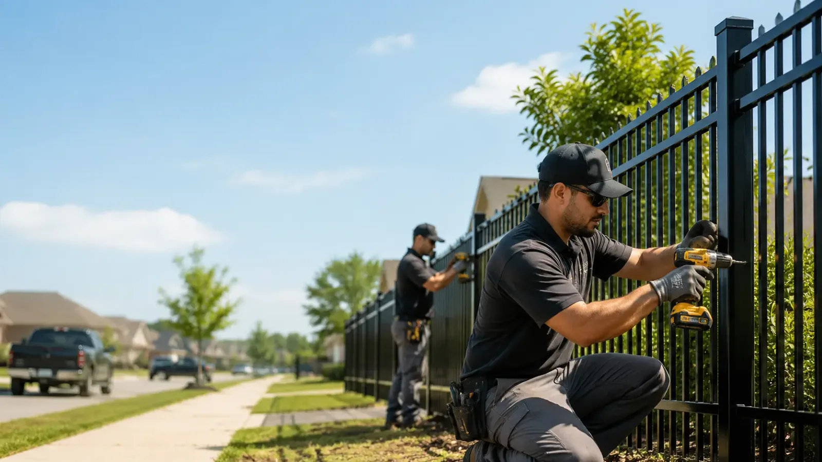 Metal Fence Installation in Port Jefferson, NY
